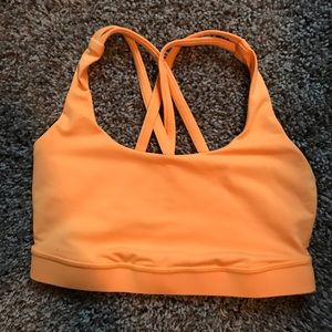Orange Lululemon bra 🧡